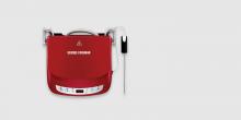 Evolve Precision piros grill, mély sütőtállal